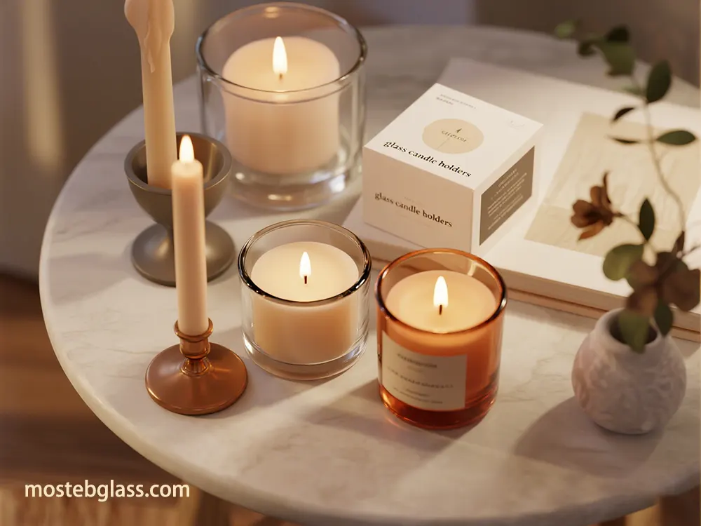 glass candle holders company