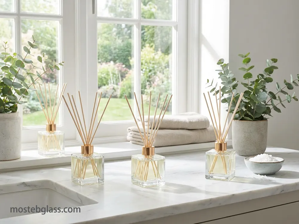 square glass diffuser bottles dealer