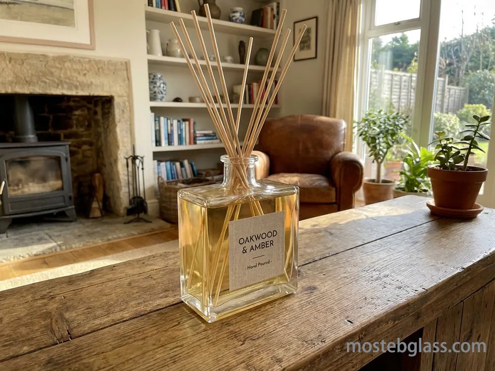 square glass diffuser bottles distributor