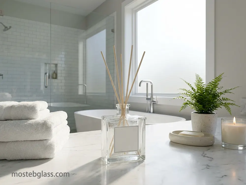 square glass diffuser bottles exporter