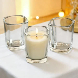 square candle jars in bulk