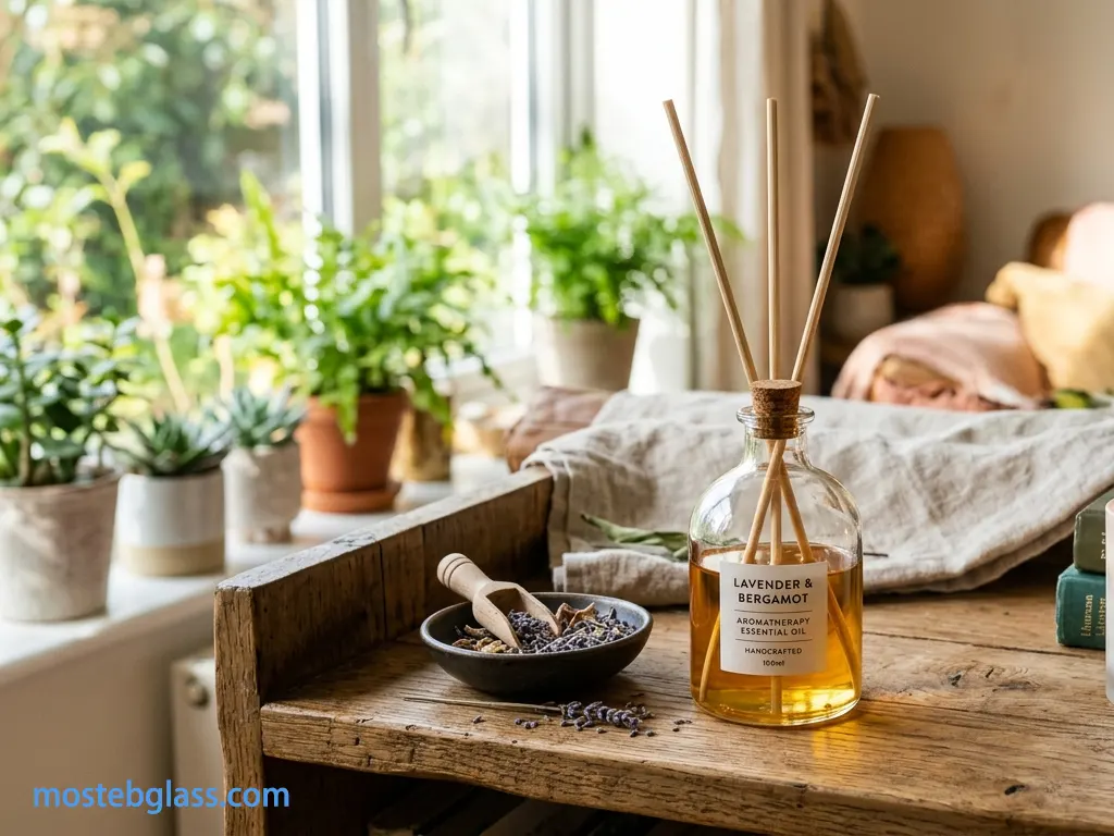 soda-lime vs borosilicate glass diffuser bottles heavy metal leaching