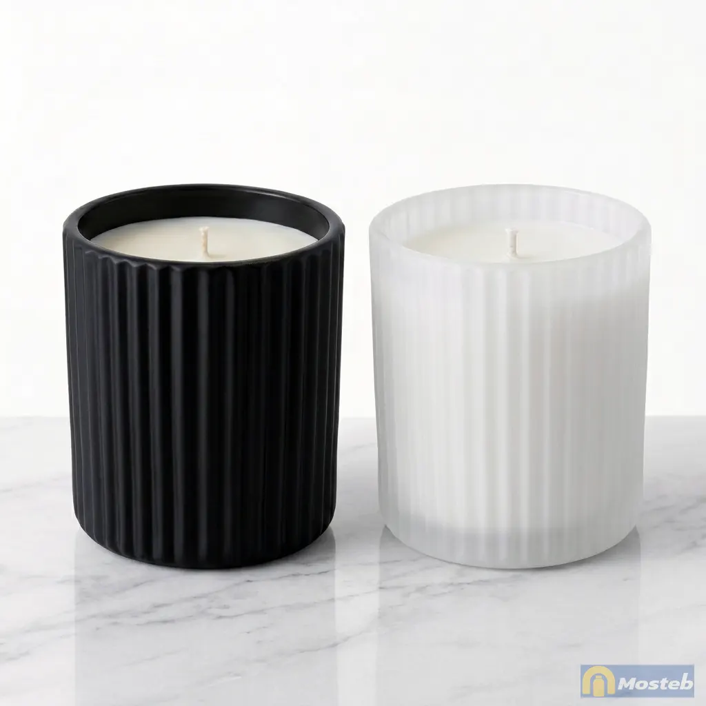 8 oz Candle Jars with Lids for Candles Votives