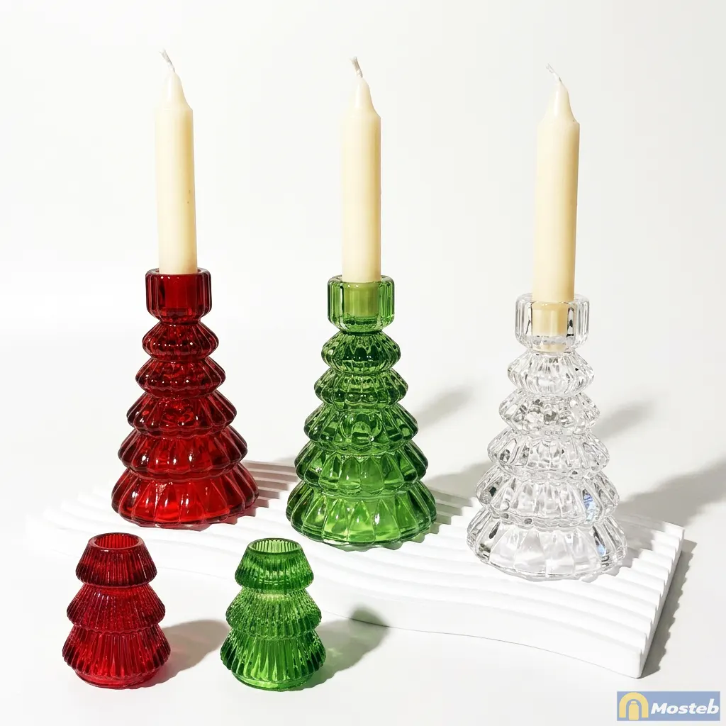 christmas candle vessels