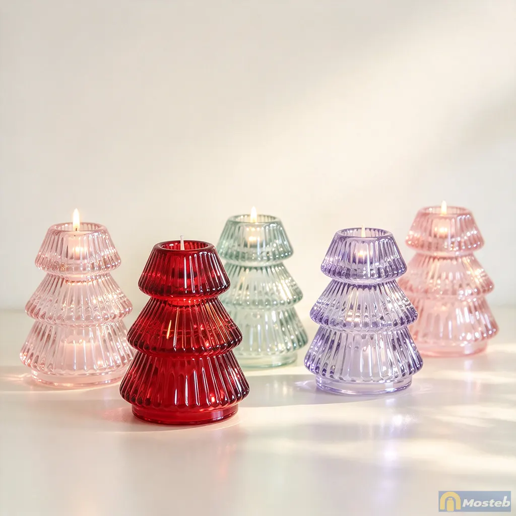 custom vintage christmas candle holders